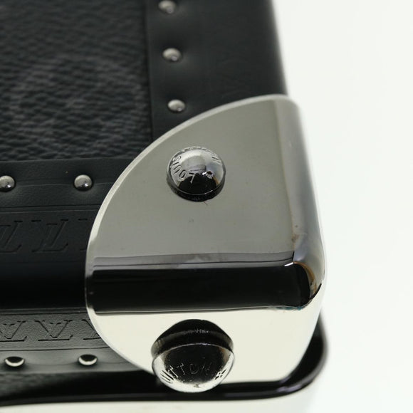 LOUIS VUITTON Monogram Eclipse Alzer 70 Trunk M20014 LV Auth 50883S