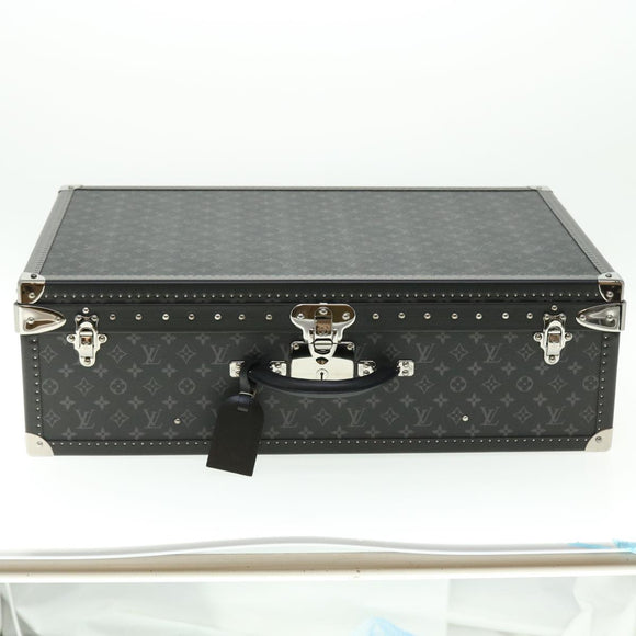 LOUIS VUITTON Monogram Eclipse Alzer 70 Trunk M20014 LV Auth 50883S