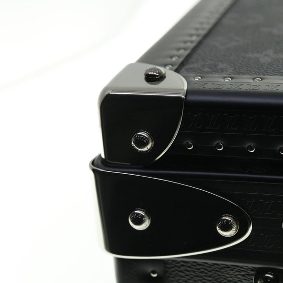 LOUIS VUITTON Monogram Eclipse Alzer 70 Trunk M20014 LV Auth 50883S