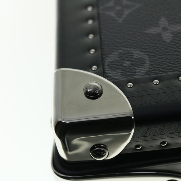 LOUIS VUITTON Monogram Eclipse Alzer 70 Trunk M20014 LV Auth 50883S