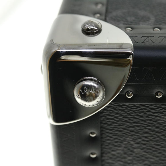 LOUIS VUITTON Monogram Eclipse Alzer 70 Trunk M20014 LV Auth 50883S