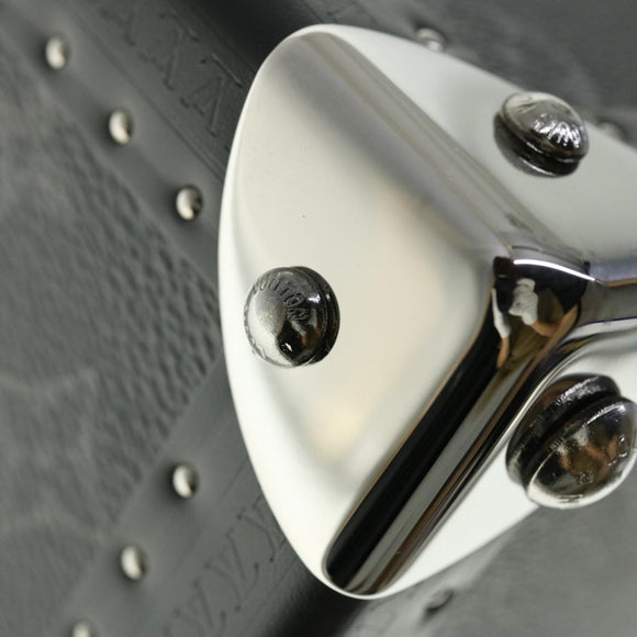 LOUIS VUITTON Monogram Eclipse Alzer 70 Trunk M20014 LV Auth 50883S