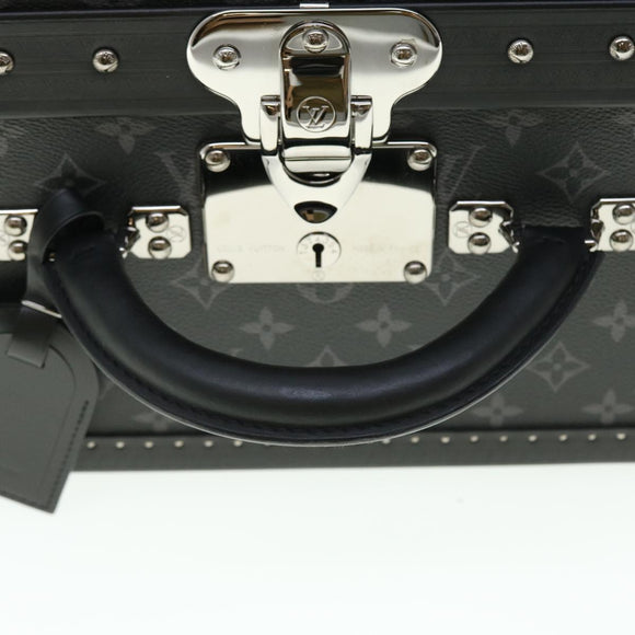 LOUIS VUITTON Monogram Eclipse Alzer 70 Trunk M20014 LV Auth 50883S