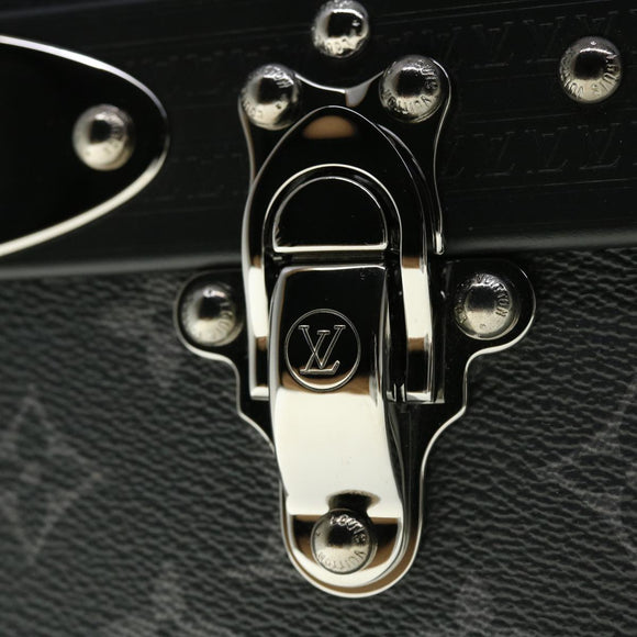 LOUIS VUITTON Monogram Eclipse Alzer 70 Trunk M20014 LV Auth 50883S