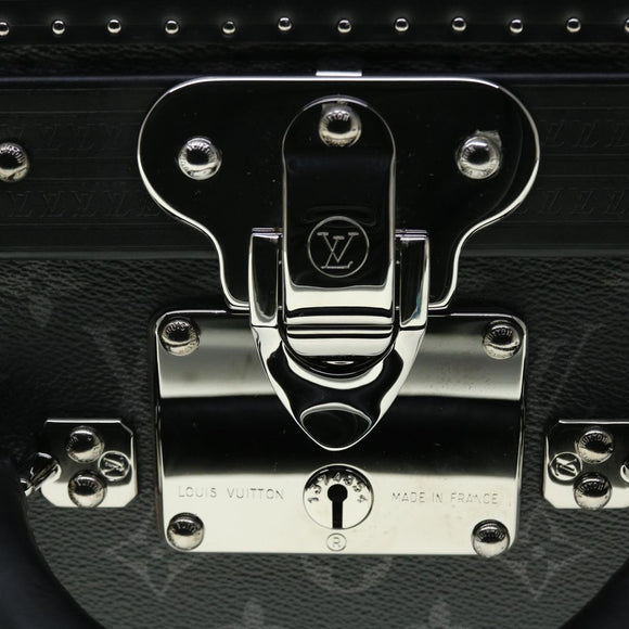 LOUIS VUITTON Monogram Eclipse Alzer 70 Trunk M20014 LV Auth 50883S