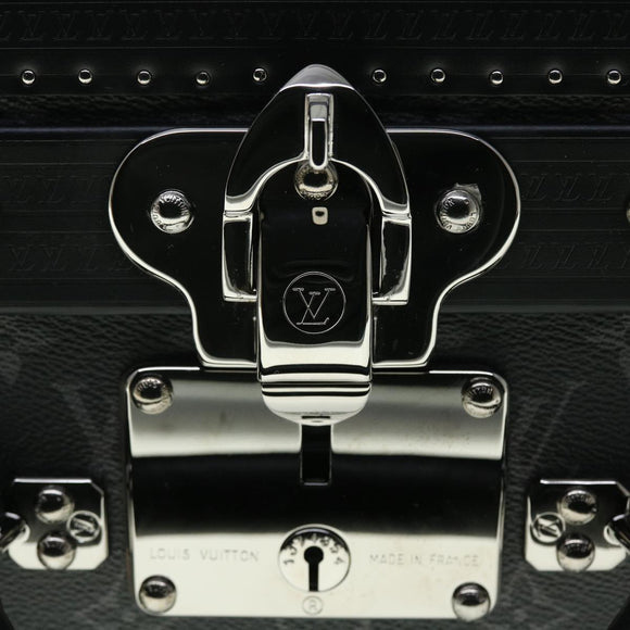 LOUIS VUITTON Monogram Eclipse Alzer 70 Trunk M20014 LV Auth 50883S