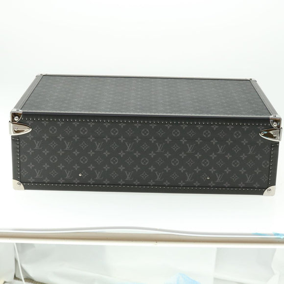 LOUIS VUITTON Monogram Eclipse Alzer 70 Trunk M20014 LV Auth 50883S