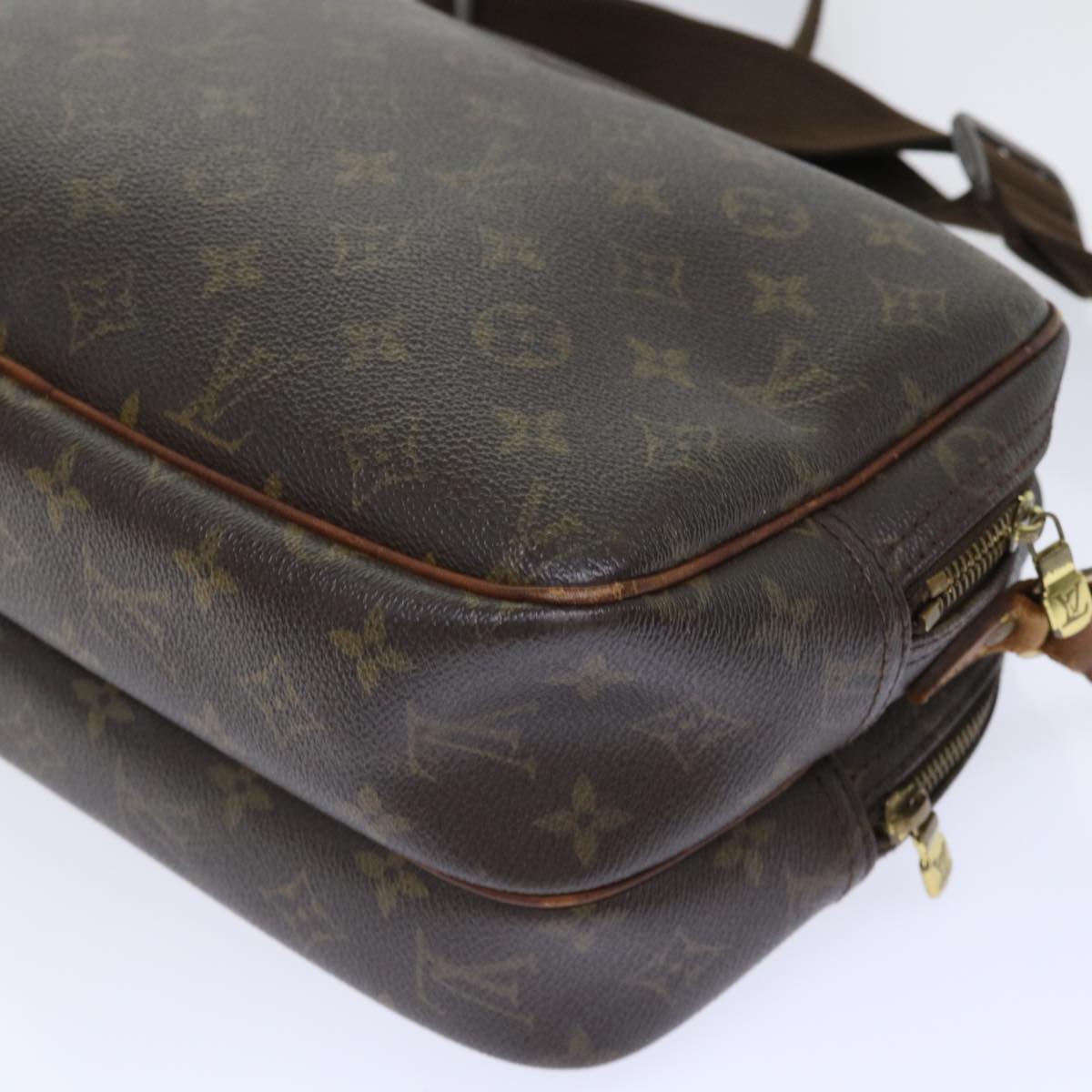 LOUIS VUITTON Monogram Reporter PM Shoulder Bag M45254 LV Auth 50912