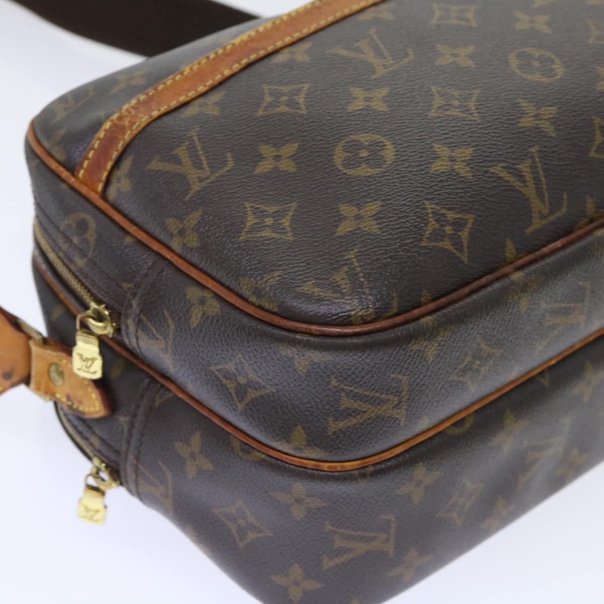 LOUIS VUITTON Monogram Reporter PM Shoulder Bag M45254 LV Auth 50914