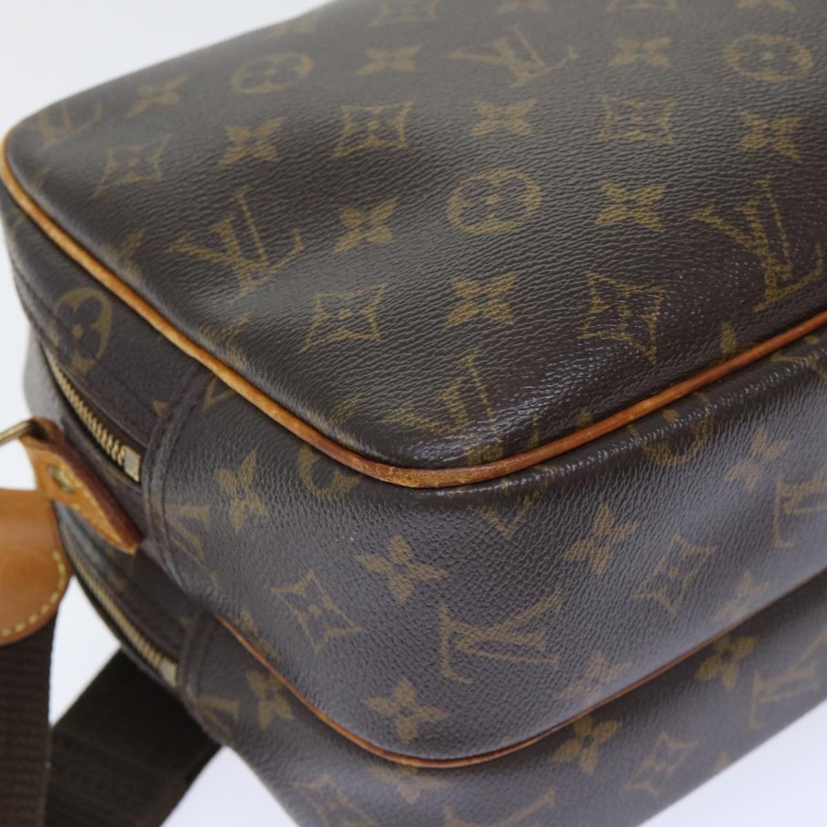 LOUIS VUITTON Monogram Reporter PM Shoulder Bag M45254 LV Auth 50914