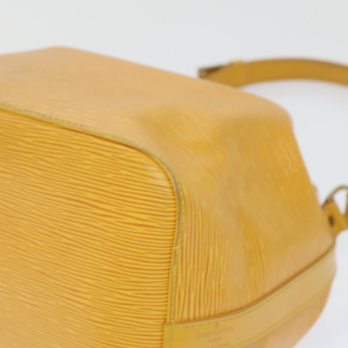 LOUIS VUITTON Epi Petit Noe Shoulder Bag Tassili Yellow M44109 LV Auth 50978