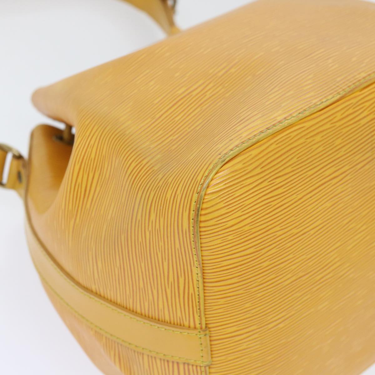 LOUIS VUITTON Epi Petit Noe Shoulder Bag Tassili Yellow M44109 LV Auth 50978