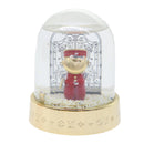 LOUIS VUITTON Gaston Snowball Snow Globe Clear Gold GI0550 LV Auth 51069-13