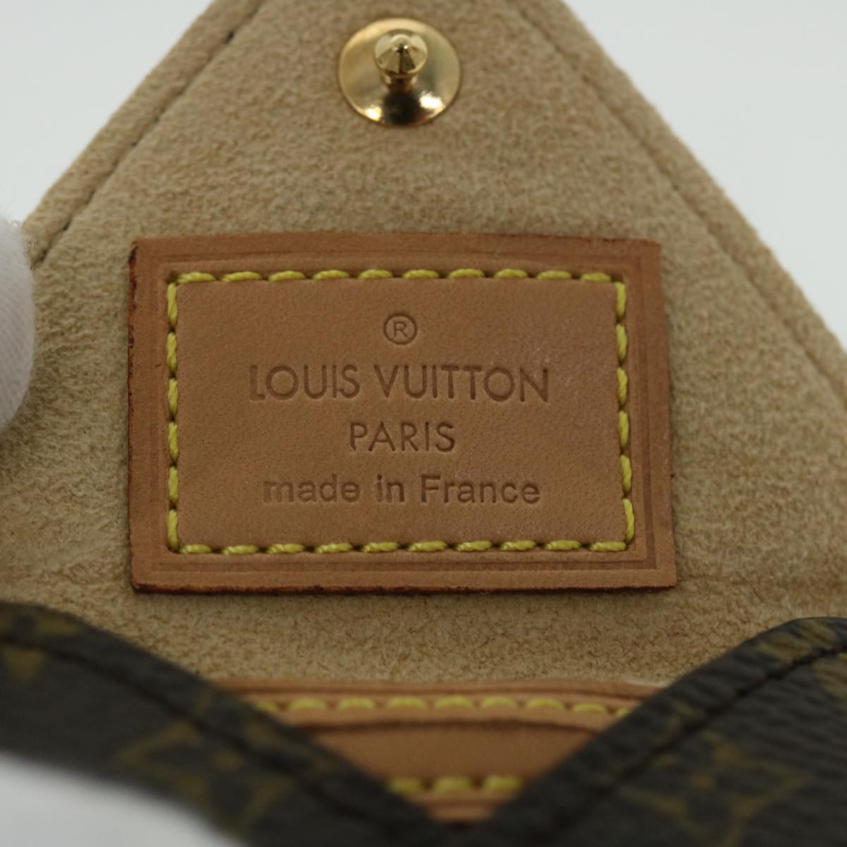 LOUIS VUITTON Monogram Jewelry Case LV Auth 51100