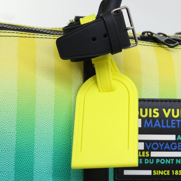 LOUIS VUITTON Damier Stripe Gradation Keepall Bandouliere 50 M59912 Auth 51138S