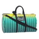 LOUIS VUITTON Damier Stripe Gradation Keepall Bandouliere 50 M59912 Auth 51138SM-1