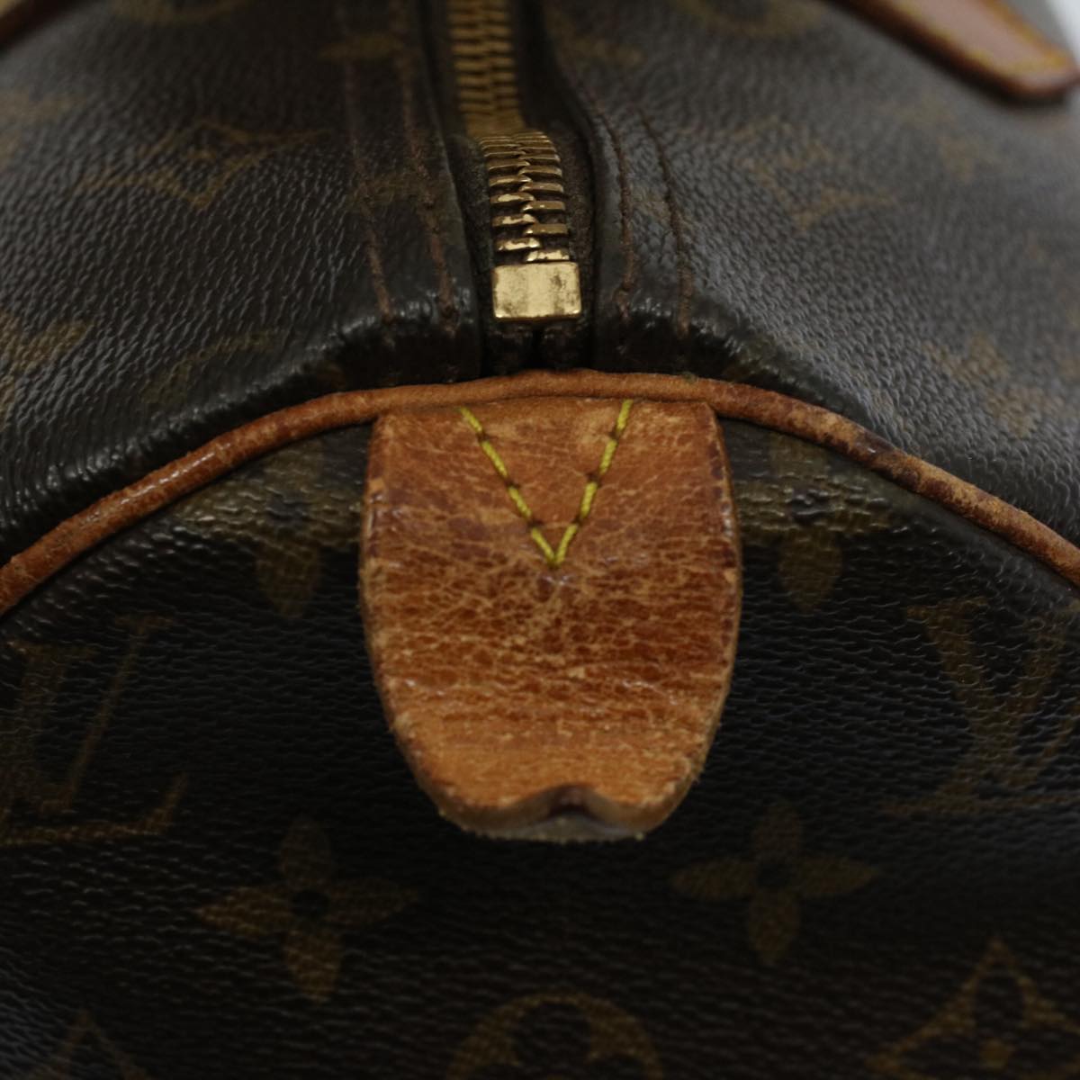 LOUIS VUITTON Monogram Speedy 30 Hand Bag M41526 LV Auth 51178