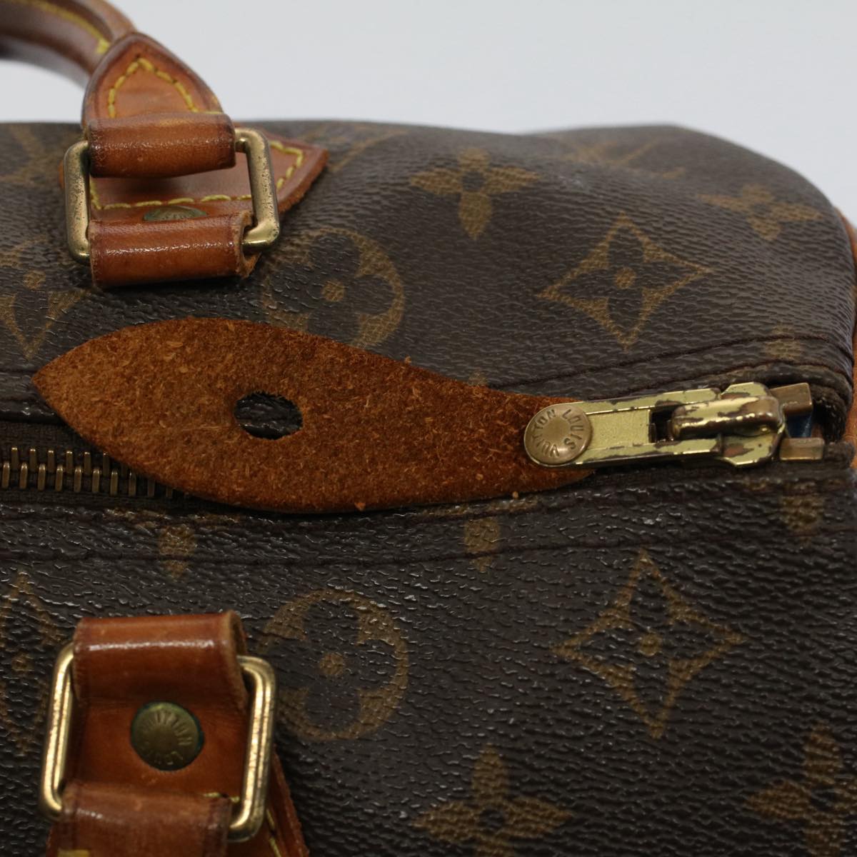 LOUIS VUITTON Monogram Speedy 30 Hand Bag M41526 LV Auth 51183