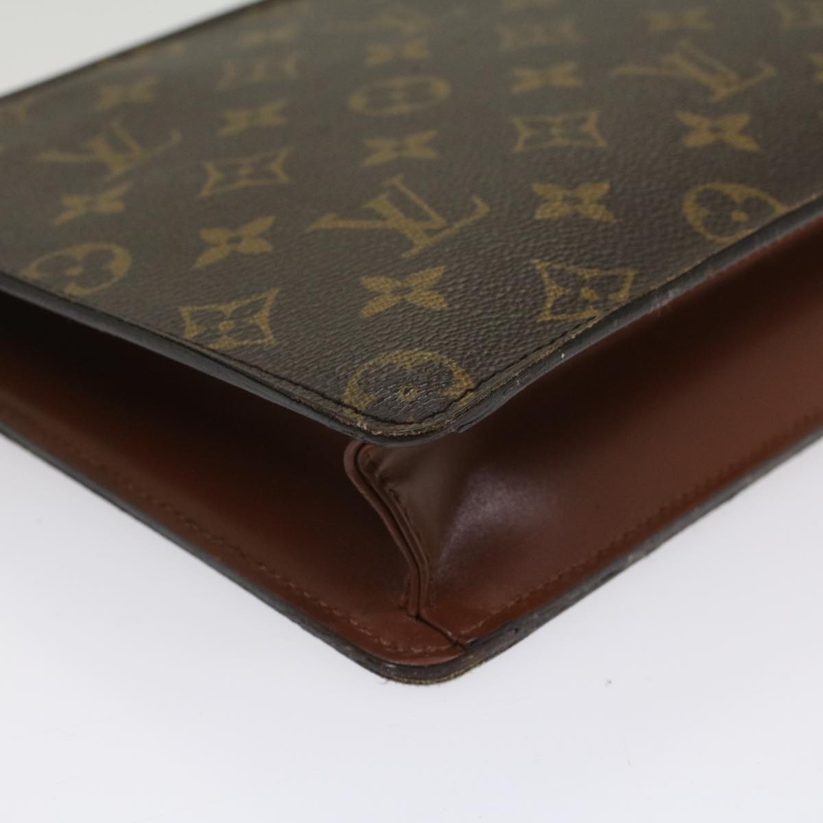 LOUIS VUITTON Monogram Pochette Homme Clutch Bag M51795 LV Auth 51217