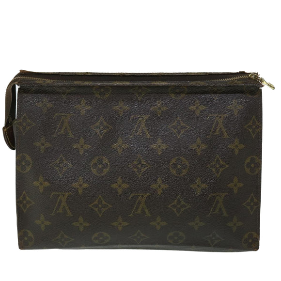 LOUIS VUITTON Monogram Poche Toilette 26 Pouch M47542 LV Auth 51226