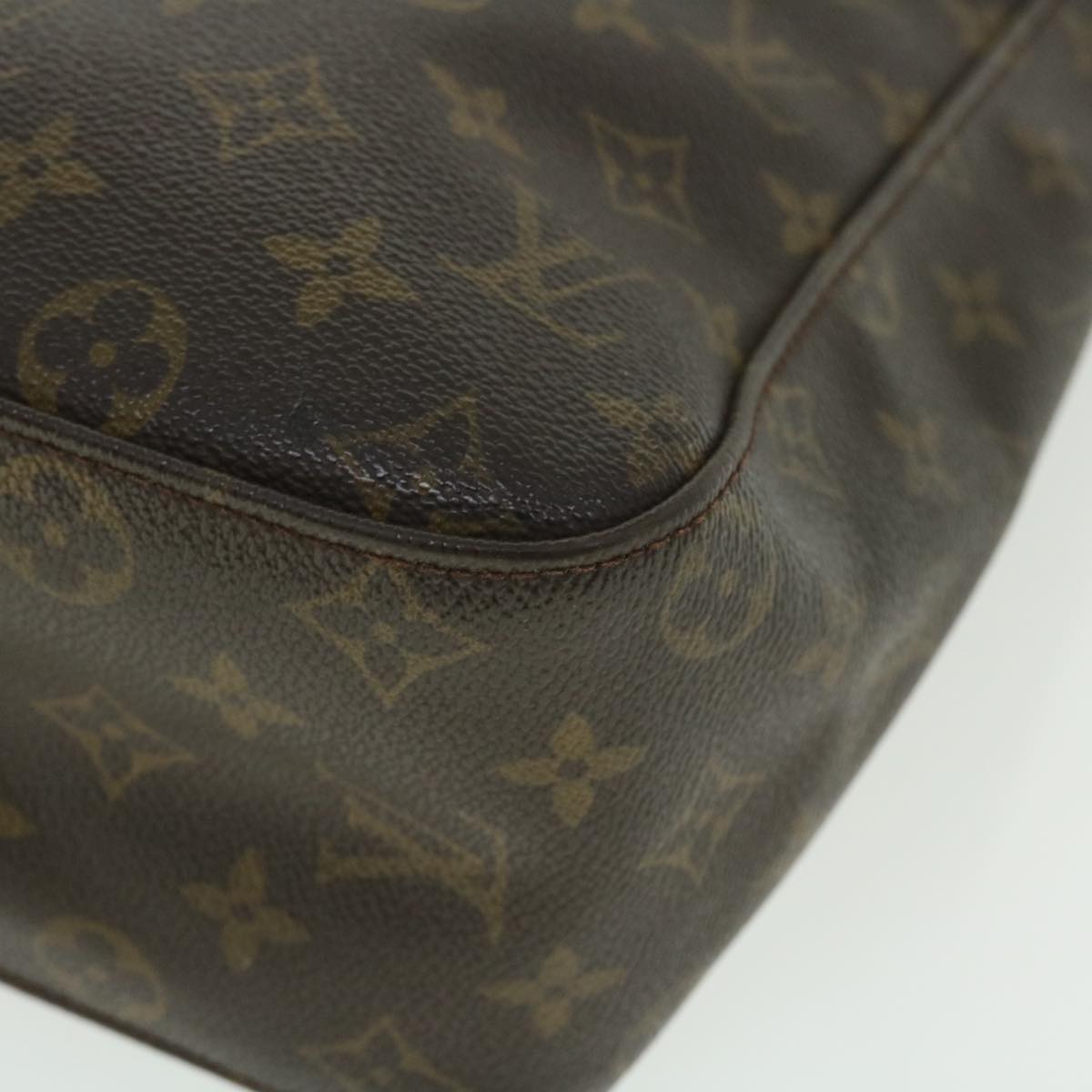 LOUIS VUITTON Monogram Looping GM Shoulder Bag M51145 LV Auth 51240