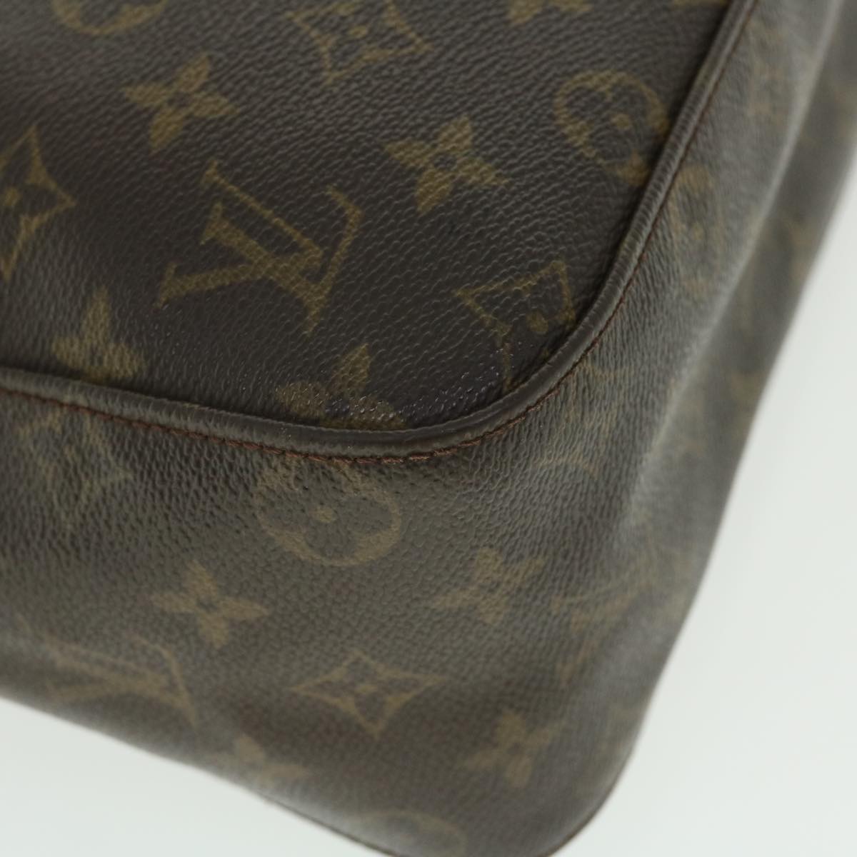 LOUIS VUITTON Monogram Looping GM Shoulder Bag M51145 LV Auth 51240