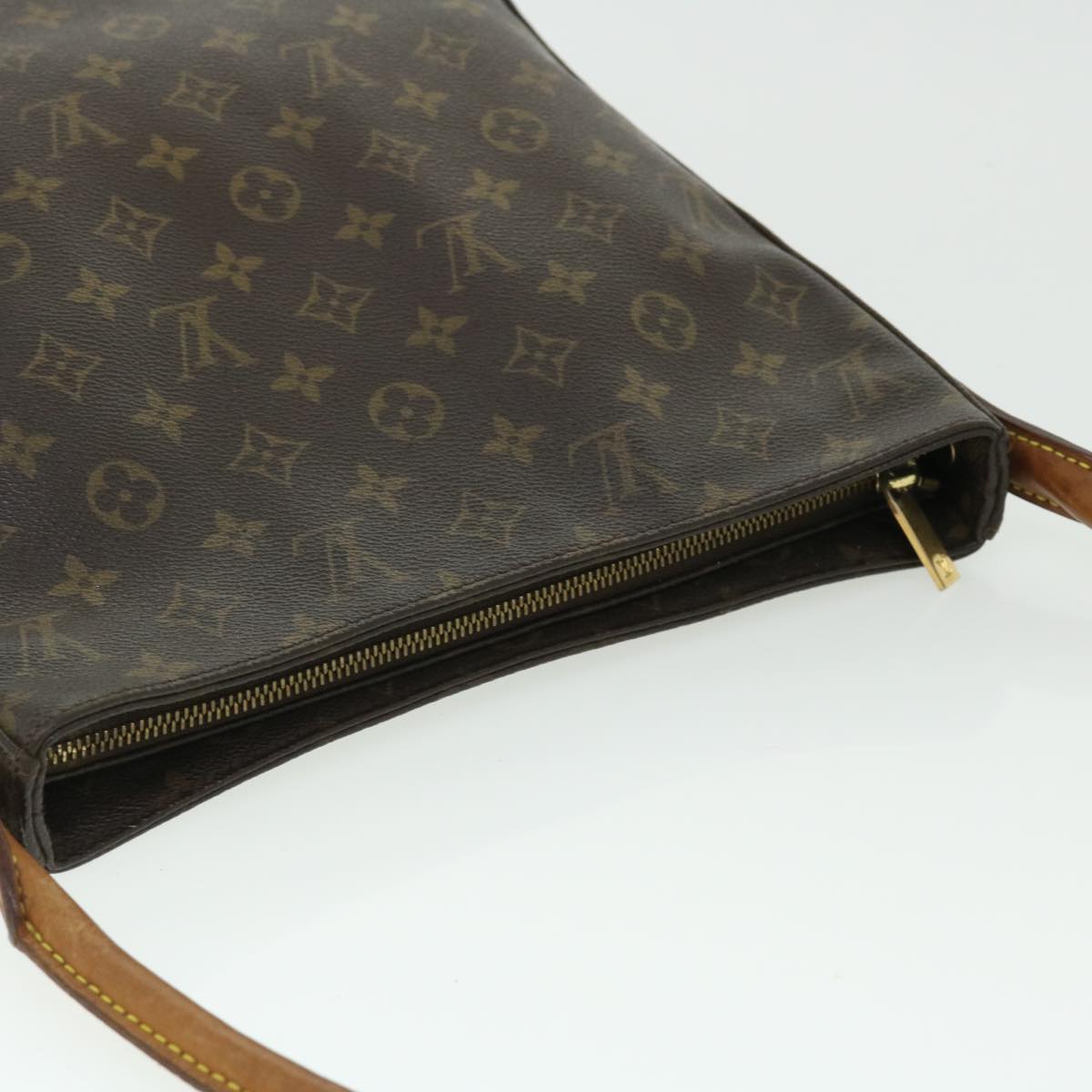 LOUIS VUITTON Monogram Looping GM Shoulder Bag M51145 LV Auth 51240