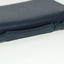 LOUIS VUITTON Taiga Zippy XL Geldbörse Blue Marine M44276 LV Auth 51249-18