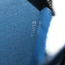 LOUIS VUITTON Taiga Zippy XL Wallet Blue Marine M44276 LV Auth 51249-11