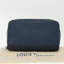LOUIS VUITTON Taiga Zippy XL Wallet Blue Marine M44276 LV Auth 51249-12