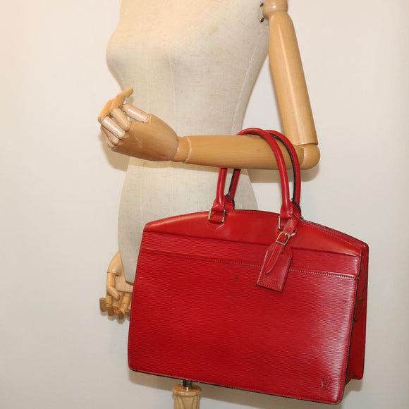 LOUIS VUITTON Epi Riviera Hand Bag Red M48187 LV Auth 51252