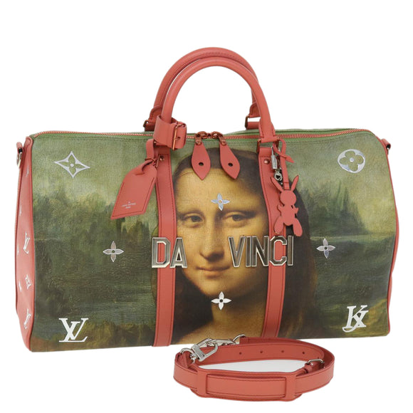 LOUIS VUITTON Masters Collection Keepall Bandouliere 50 M43377 LV Auth 51258S