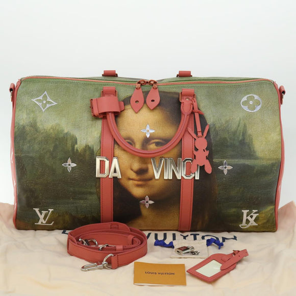 LOUIS VUITTON Masters Collection Keepall Bandouliere 50 M43377 LV Auth 51258SM