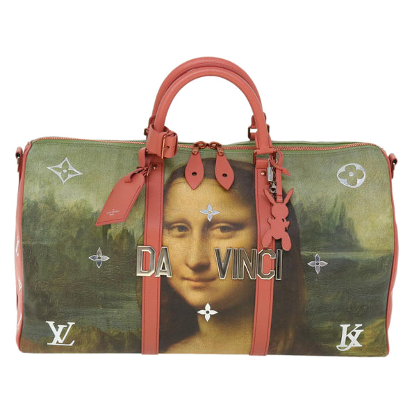 LOUIS VUITTON Masters Collection Keepall Bandouliere 50 M43377 LV Auth 51258S