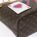 LOUIS VUITTON Monogram Game On Neverfull MM Tote Bag M57452 LV Auth 51264S-15