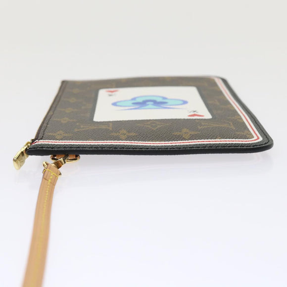 LOUIS VUITTON Monogram Game On Neverfull MM Tote Bag M57452 LV Auth 51264S