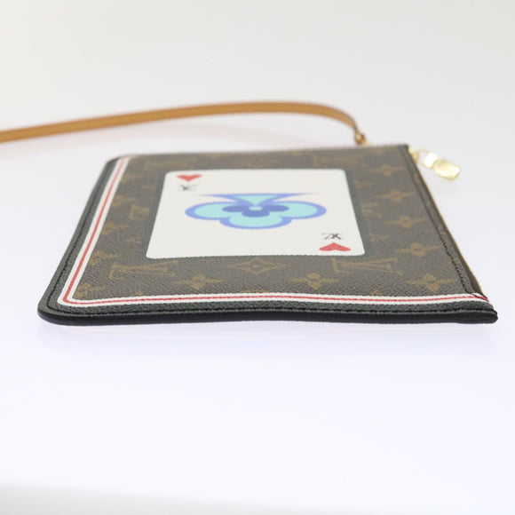LOUIS VUITTON Monogram Game On Neverfull MM Tote Bag M57452 LV Auth 51264S