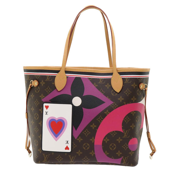 LOUIS VUITTON Monogram Game On Neverfull MM Tote Bag M57452 LV Auth 51264S