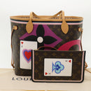 LOUIS VUITTON Monogram Game On Neverfull MM Tote Bag M57452 LV Auth 51264S-12