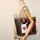 LOUIS VUITTON Monogram Game On Neverfull MM Tote Bag M57452 LV Auth 51264S-36