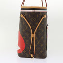 LOUIS VUITTON Monogram Game On Neverfull MM Tote Bag M57452 LV Auth 51264S-4
