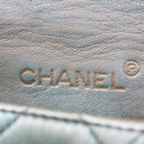 CHANEL Matelasse Turn Lock Chain Shoulder Bag Lamb Skin Gold CC Auth 51274SAM-18