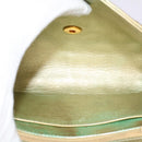 CHANEL Matelasse Turn Lock Chain Shoulder Bag Lamb Skin Gold CC Auth 51274SAM-10