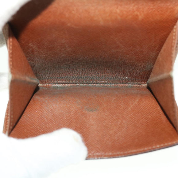 LOUIS VUITTON Monogram Porte Monnaie Bier Cartes Crdit Wallet M61652 Auth 51308