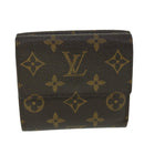 LOUIS VUITTON Monogram Porte Monnaie Bier Cartes Crdit Wallet M61652 Auth 51308-2