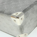 LOUIS VUITTON Damier Glitter Mini Soft Trunk Bag Silver M59726 LV Auth 51371V-19
