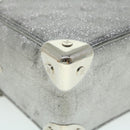 LOUIS VUITTON Damier Glitter Mini Soft Trunk Bag Silver M59726 LV Auth 51371V-20
