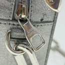 LOUIS VUITTON Damier Glitter Mini Soft Trunk Bag Silver M59726 LV Auth 51371V-21