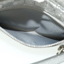 LOUIS VUITTON Damier Glitter Mini Soft Trunk Bag Silver M59726 LV Auth 51371V-23