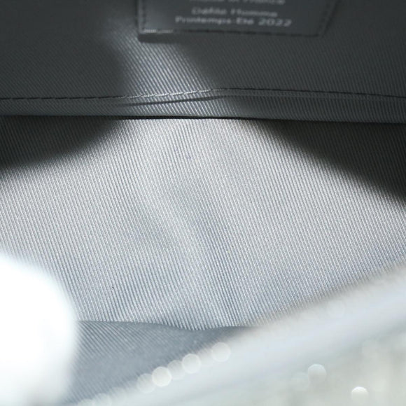 LOUIS VUITTON Damier Glitter Mini Soft Trunk Bag Silver M59726 LV Auth 51371AV